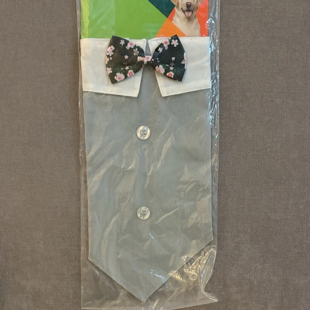 NWT Lot of 2x [Vibrant Life] Hawaiian Floral Harness & Bandanna Sz Medium Dog